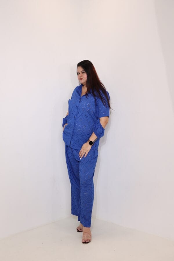 Blue hacuba co-ord set