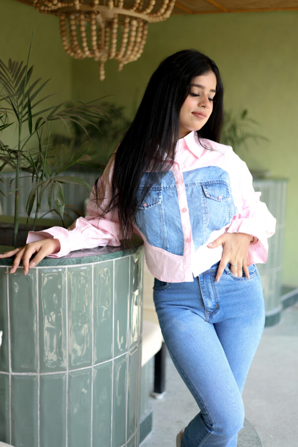 Denim Illusion Shirt - Image 5
