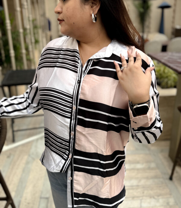 Blush Lines Button-Down - Image 4